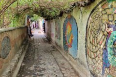 Accès au départ des lanchas à San Marcos