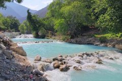 Fin de journée dans la rivière